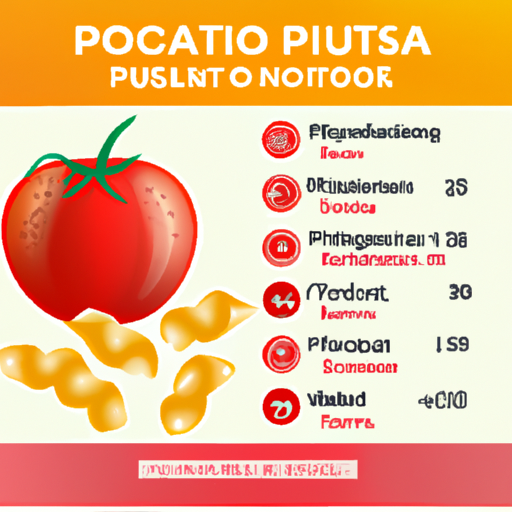 7. אינפוגרפיקה על הערך התזונתי של פסטה עגבניות